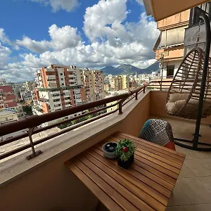 Urban Charm With Balcony Apartment Tirana